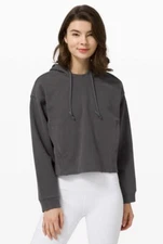 NWT Lululemon Cool Cresent Hoodie 6 Graphite Gray