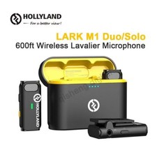 HOLLYLAND LARK M1 Duo 2.4G 600ft Wireless Lavalier Microphone System Recording