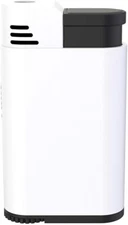 Palio Torcia Single Jet Flame Lighter, Refillable, Durable Metal Body, White
