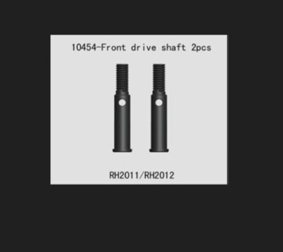 VRX Racing Bullet Front Axles 10454