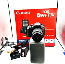 Canon Rebel T3i EOS 600D Digital SLR Camera 18mm-55mm, 75-300mm Deluxe Kit
