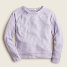 JCrew Crewcuts Girls Soft Lightweight Sweatshirt, Purple - Size L
