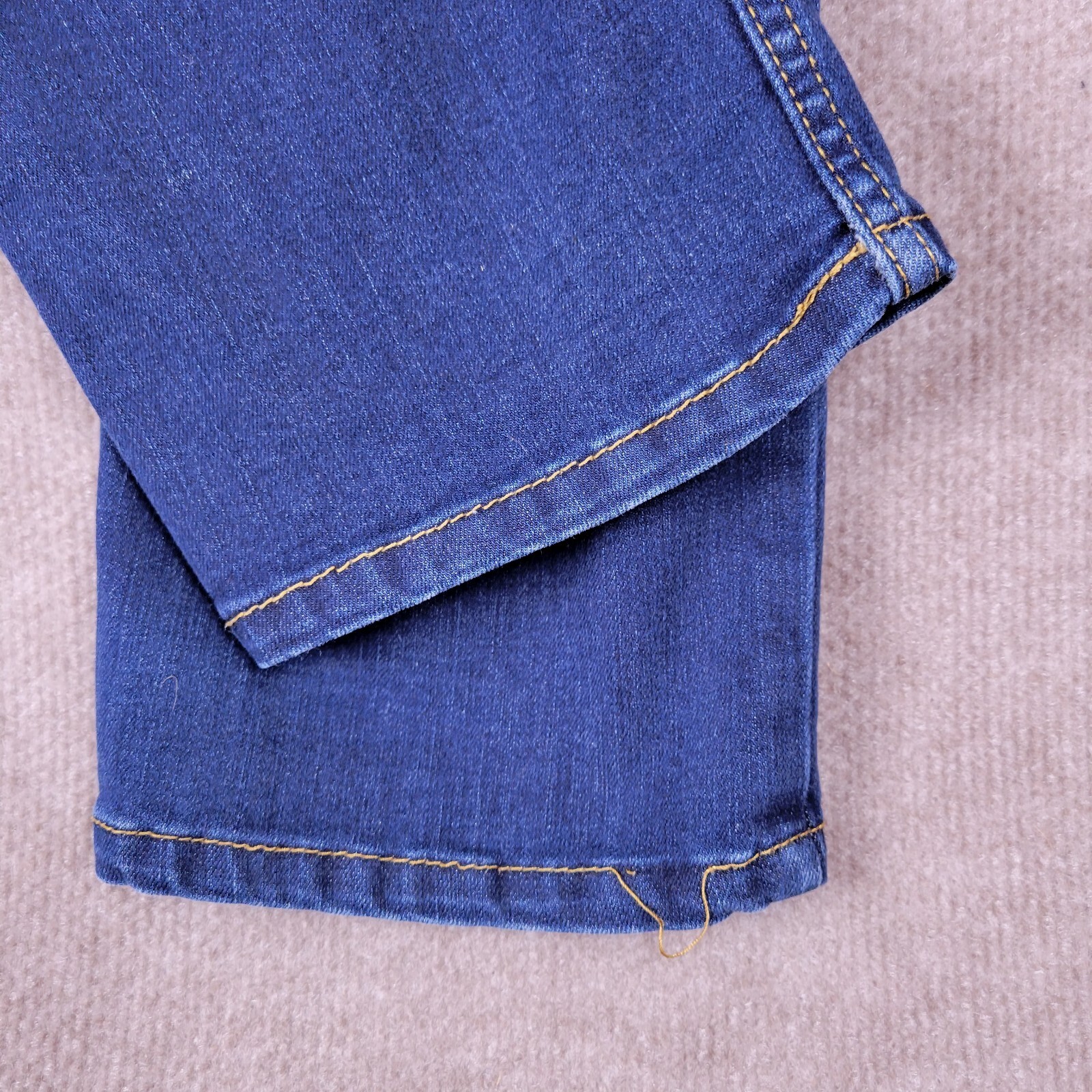 LEVIS Jeans Youth Boys 18 Straight Dark Blue Denim Stretch Pockets Pants 31&times;29