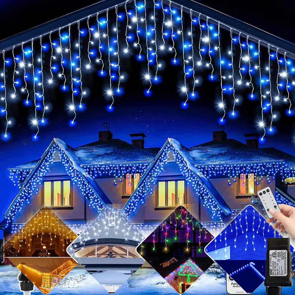 Eisregen-Lichterketten für außen online kaufen