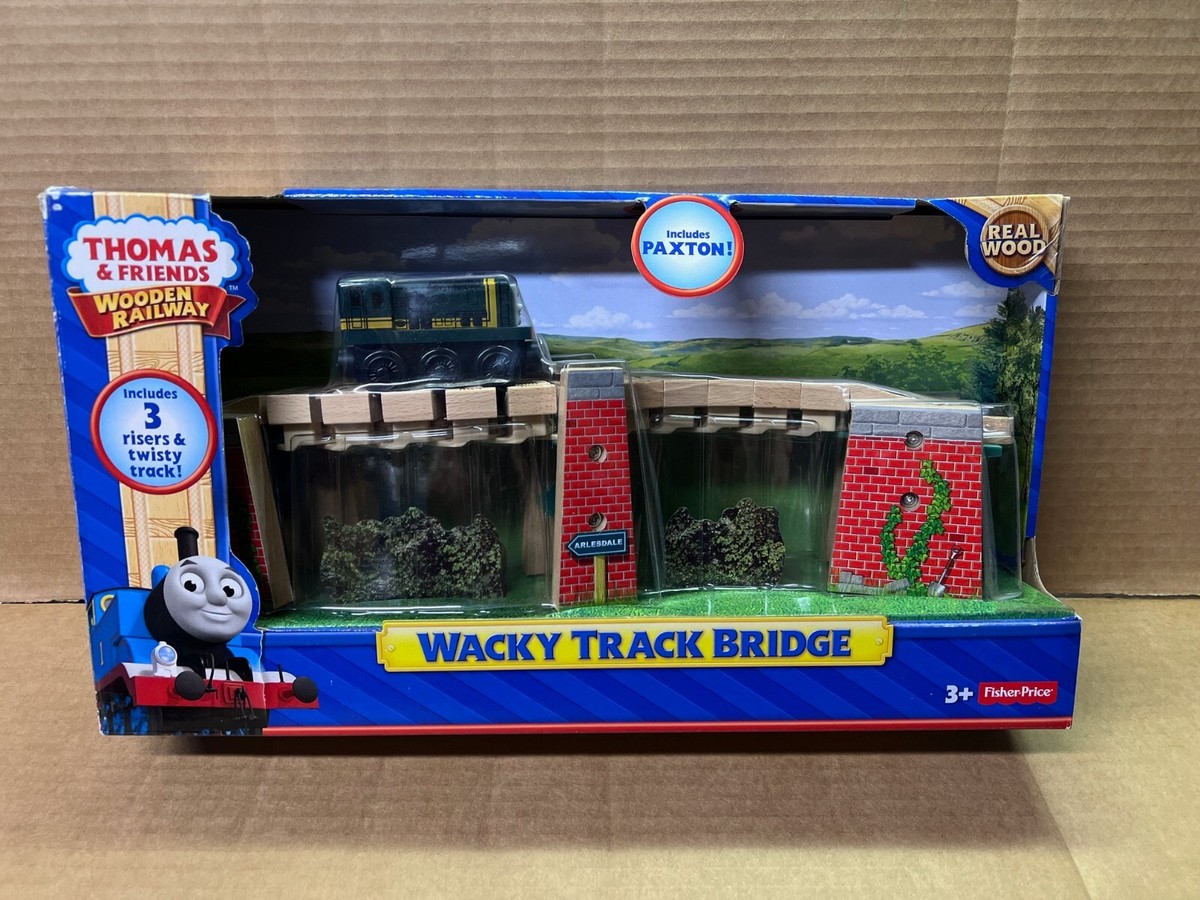 Thomas Friends Wooden Railway Wacky Track Bridge 3 Risers Twisty