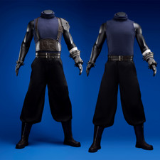 Cloud Strife Costume Final Fantasy VII Remake Cosplay Suit Handcrafted