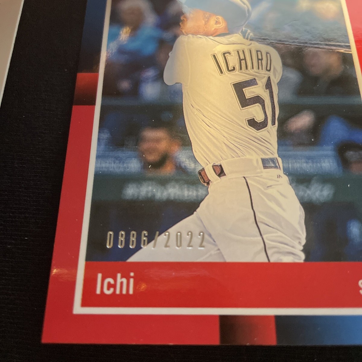 2022 Donruss Ichiro Red Parallel Ichi Nickname Variation SP + base