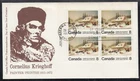 Canada Scott 610 UL PL Blk FDC - Cornelius Krieghoff