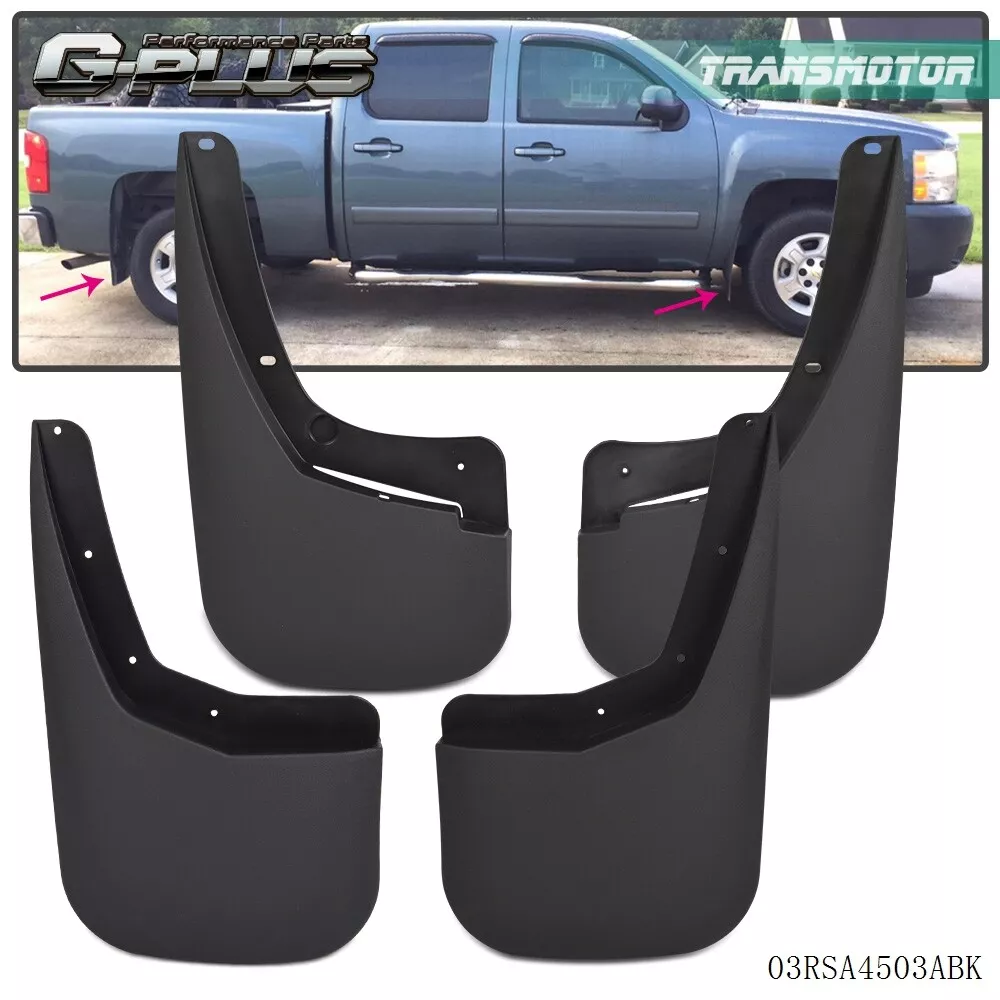 Splash Guards Fit For 2007 2013 Chevy Silverado 1500 2500 3500 Mud Flaps