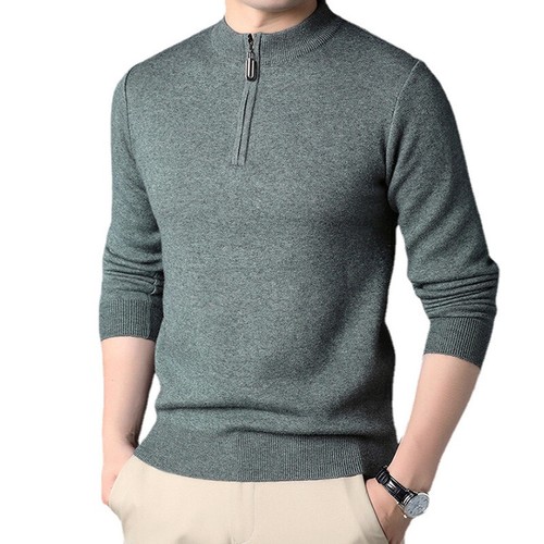 Mens Knitted Jumper Sweater Shirt 