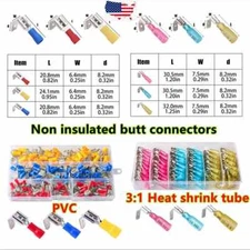 140pcs 22-10AWG Piggy Back Insulated Terminals Electrical Wire Crimp Connectors