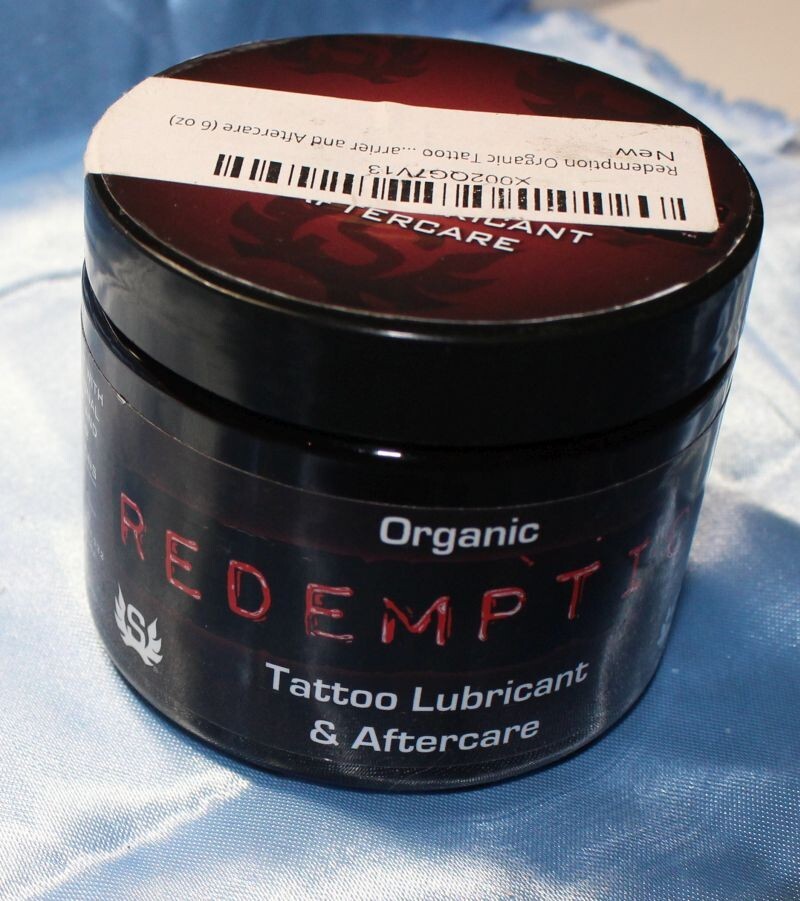 Redemption Organic Tattoo All in One Lubricant, Barrier and Aftercare