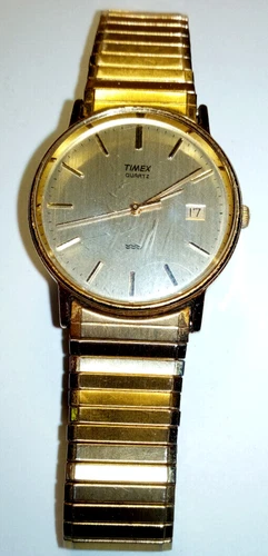 Vintage Timex Quartz Water Resistant Philippines 395 LA Cell Watch Mens Watch