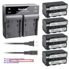 Kastar Battery AC Quick Charger for Sony NP-F750 CCD-TR76 CCD-TR760 CCD-TR8000E