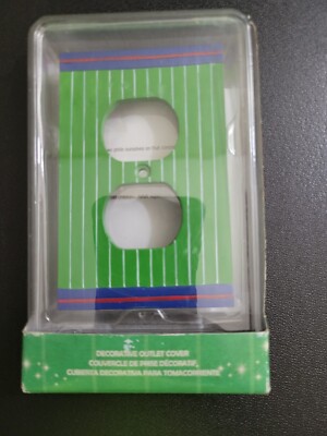 BASE BALL Borders Unlimited Let's Play Ball CeramicSingle Kids Switchplate Cover