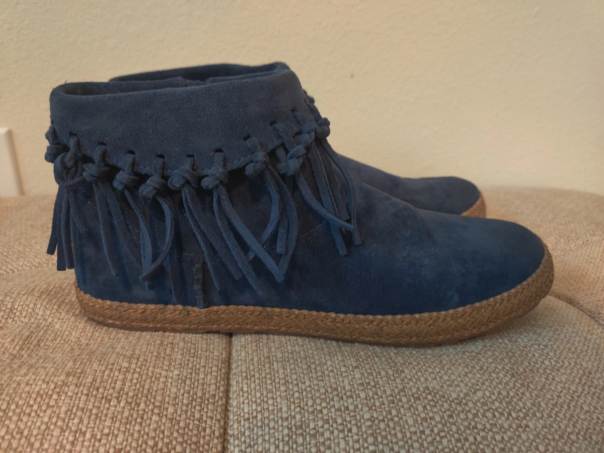 Ugg fringe on sale ankle boots