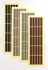 Match Striker Paper  RECTANGLES  in 4 CLRS  self adhesive   SOLD PER 30 stickers