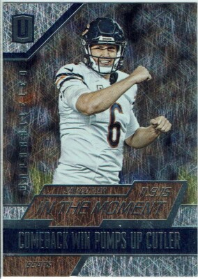 Unparalleled Football 2016 Karte In The Moment No. ITM-15 Jay Cutler