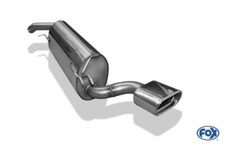 FOX Sportauspuff Fiat Bravo 198 mit Stoßstangenausschnitt 135x80mm eingerollt