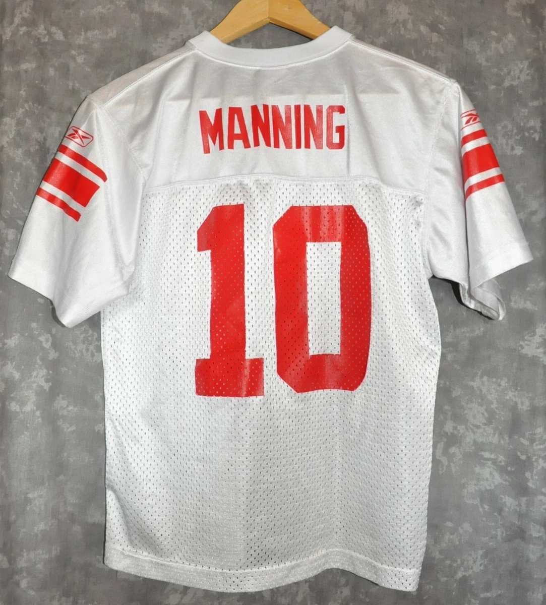 Eli manning top youth jersey white