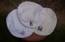 Lot of 3 Vintage Golf Flat Caps, TPC, Haig Point, PG&CC Embroidered Logos