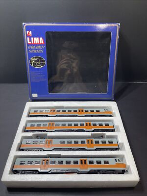 HO SCALE LIMA GOLDEN SERIES 149747GP ELECTRIC PASSENGER TRAIN SET
