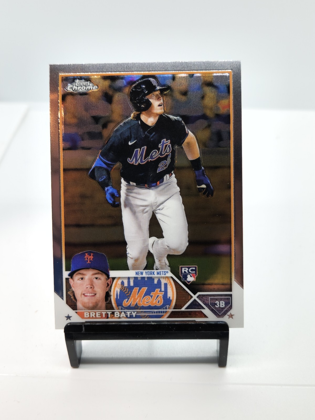 2023 Topps Chrome Brett Baty Rookie RC New York Mets #204
