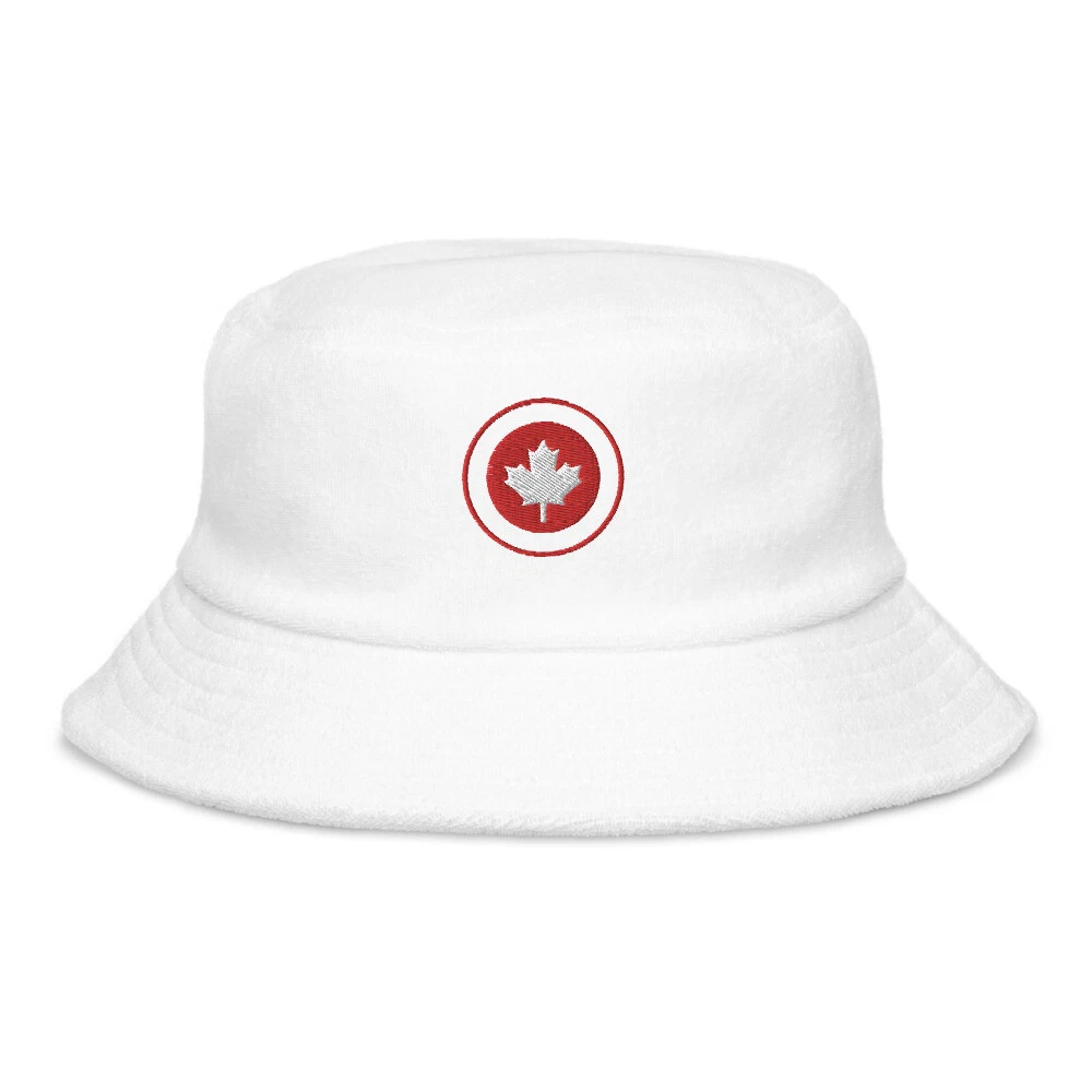 211INC Canadian Circles Terry cloth bucket hat