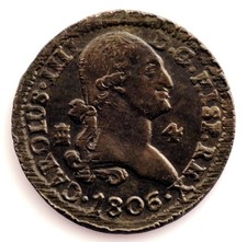 Espagne - Carlos IV - 4 Maravedís - 1806 - Ségovie - Cuivre 5,3 g