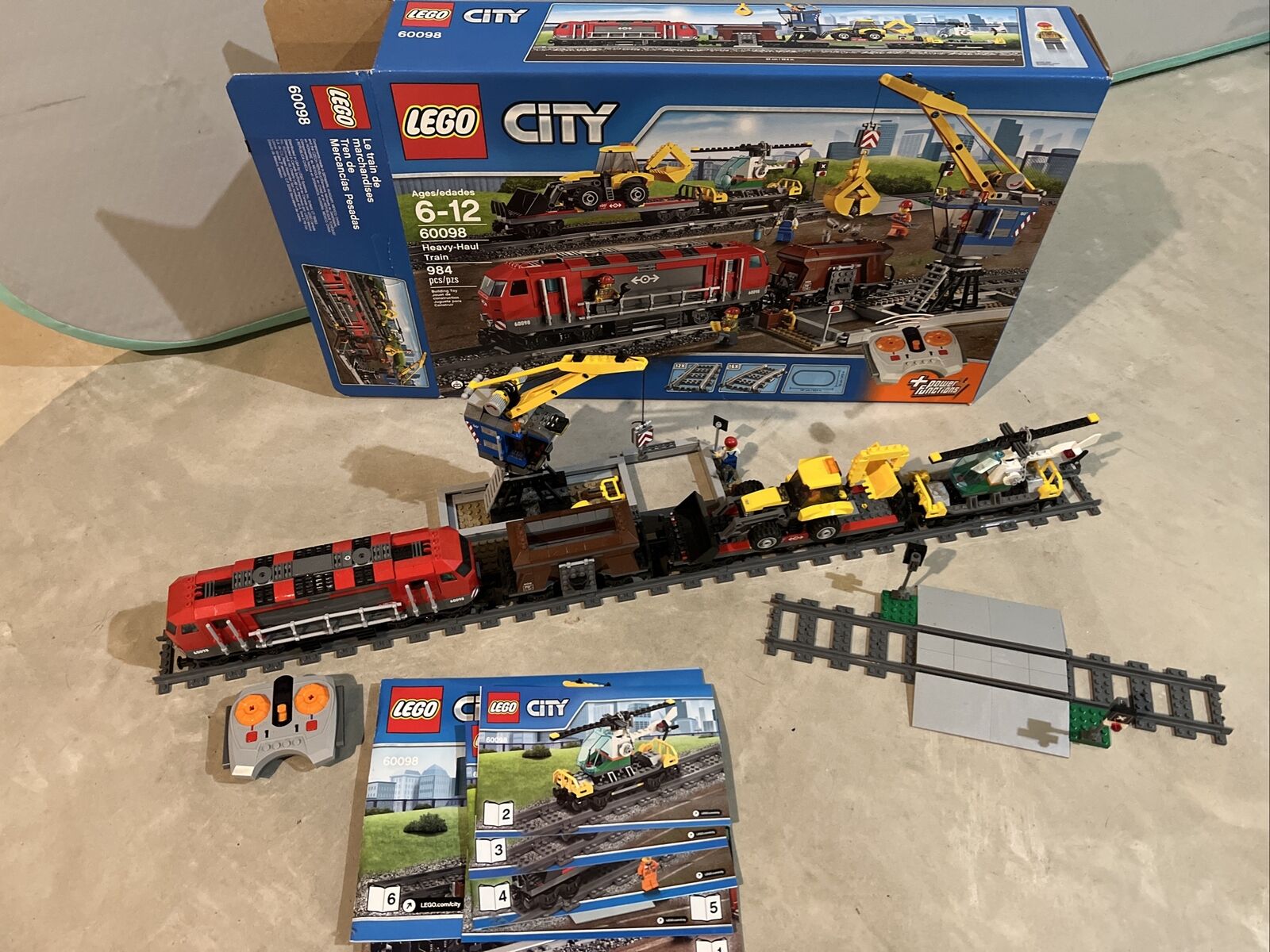 LEGO CITY: Heavy-Haul Train (60098) 100% Complete With Box and Manuals