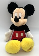 NWT Vintage Disney Parks Mickey Mouse 11  Fuzzy Bean Bag Plush Toy