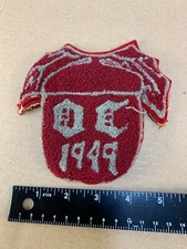 Vintage 40s 50s Oakland City Letterman Sport High School College Patch Indiana