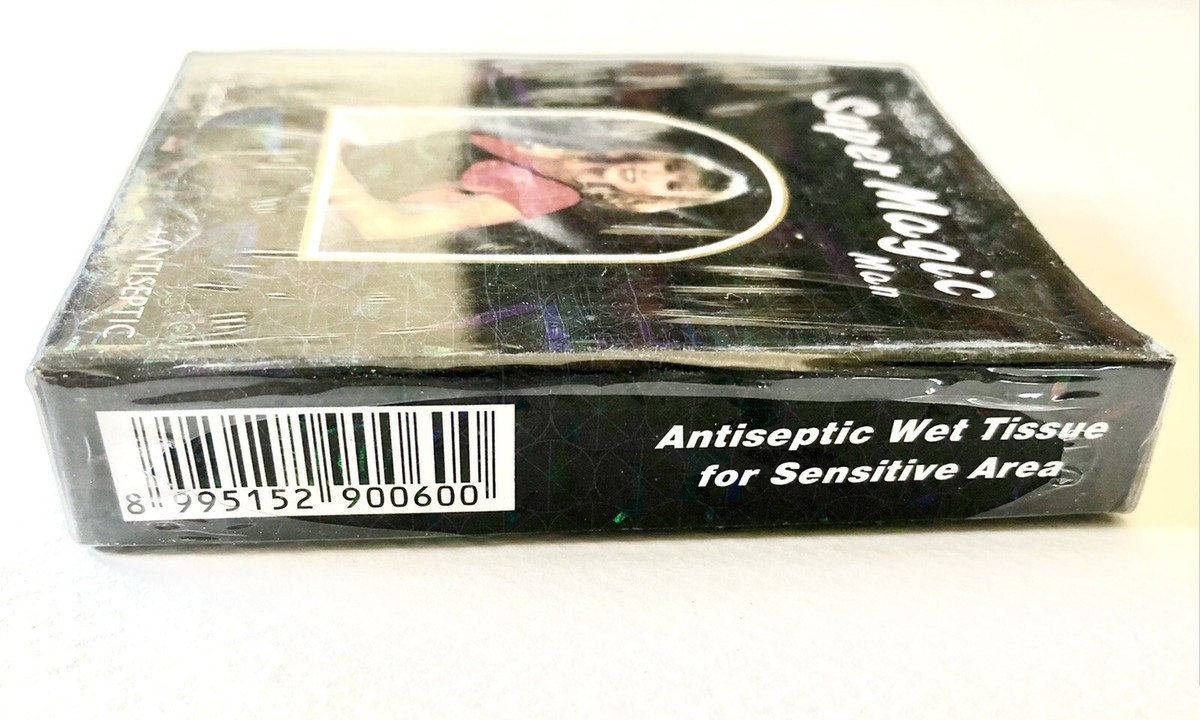 7 Boîtes De Lingettes Antiseptiques Super Magic Man - éjaculation Retardée, Péremption 2027