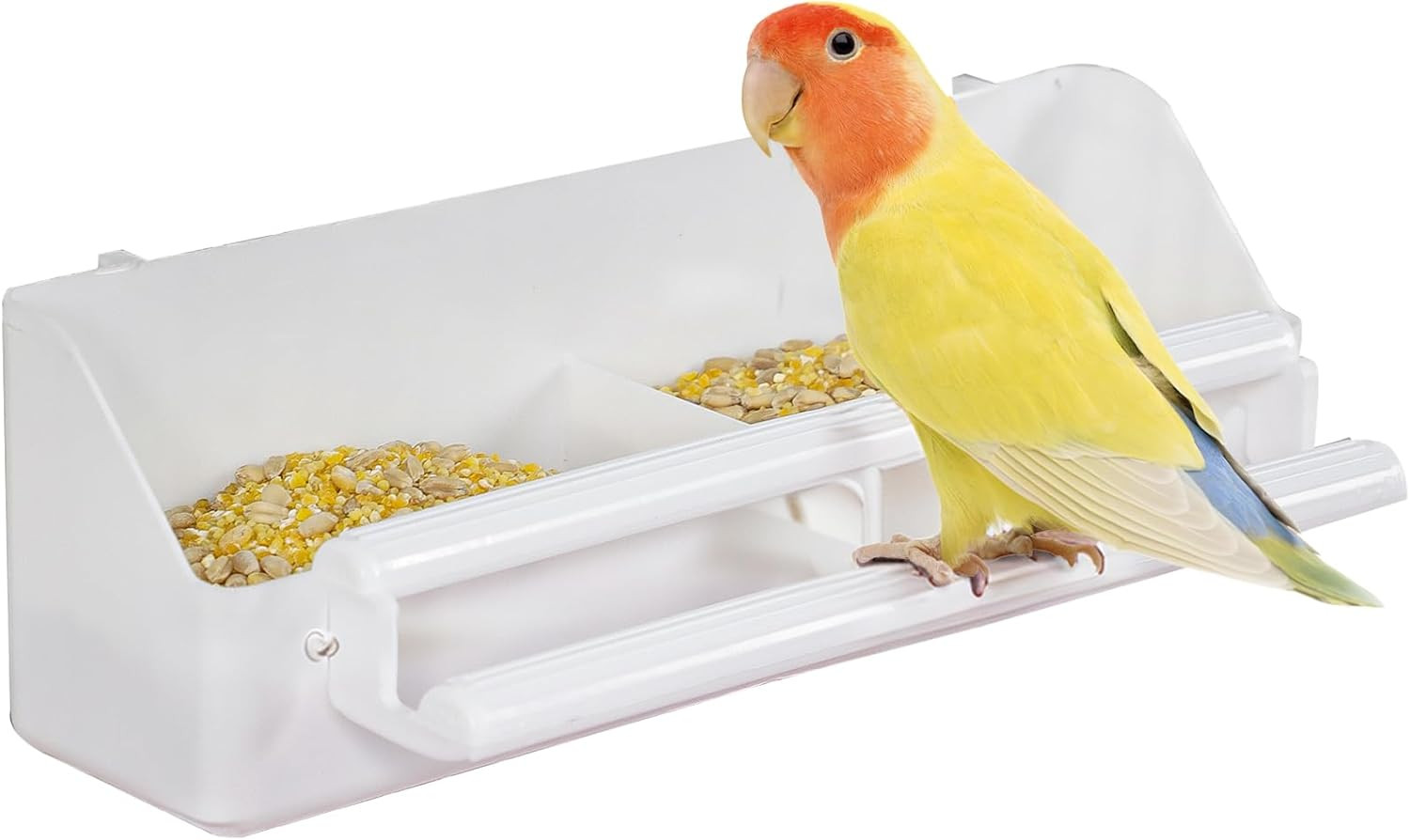 For Cage Hanging Plastic Feeder With Hooks Bird Water Disp..