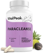 ParaCleanse - Gut Cleanse & Digestive Health Supplements - with Olive Leaf Ex...