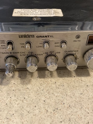 Uniden Grant XL 40Ch CB Radio AM/SSB Philippines UNTESTED See Pics - Zdjęcie 7 z 15