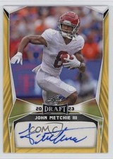 2023 Leaf Draft Gold John Metchie III #BA-JM1 Auto s1i
