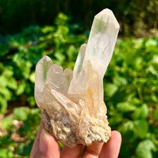 200G A+++Natural white Crystal Himalayan quartz cluster /mineralsls