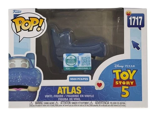 Funko Pop! Atlas #1717 Toy Story 5 LE 9500 PCS Exclusive Disney Pixar +Protector