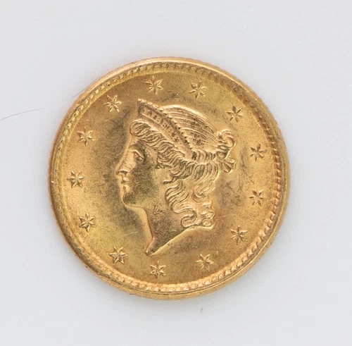 1853-P LIBERTY HEAD ONE DOLLAR GOLD COIN NEW,  NO RESERVE, TYPE 1  $1 RARE BU