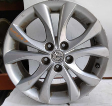 10 11 MAZDA 3 HB Sport Rim Wheel 17x7 Alloy 10 Spoke 9965337070 OEM Silver