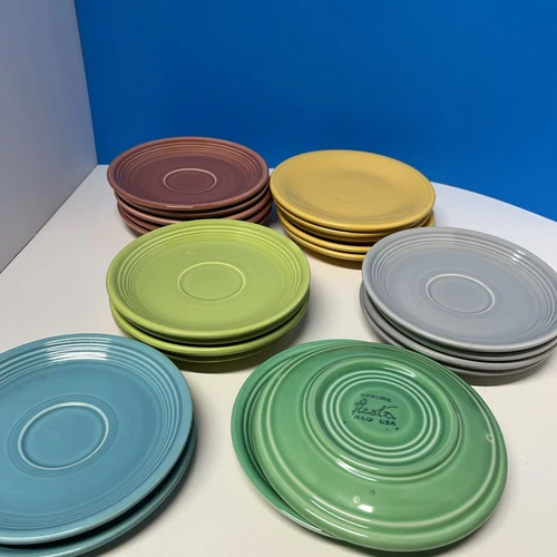 Vintage Fiestaware 6” Saucers Priced Each