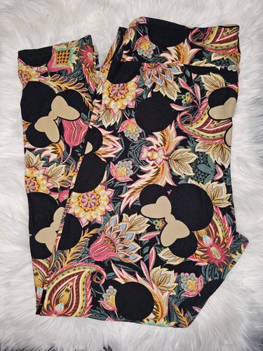 NWOT LulaRoe Disney Minnie Mouse TC Leggings Paisley Gorgeous Pattern - Picture 1 of 3