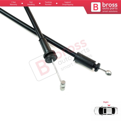 Right Sliding Inner Door Lock Cable for Renault Kangoo 1 KC Nissan Kubistar X76 - Afbeelding 4 van 7