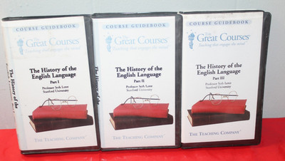 The Great Courses: History of the English Language Parts 1, 2 & 3 - 18 Cassettes