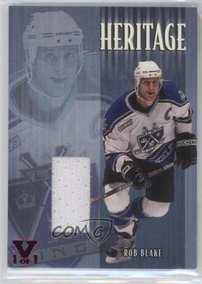 2001-02 ITG Be A Player Update Heritage Jerseys Vault Ruby 1/1 Rob Blake HOF 2a8