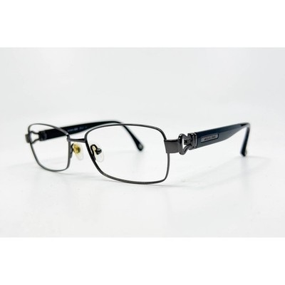 Michael Kors Eyeglasses Womens Black MK449 015 Metal Rectangle 54-15-135