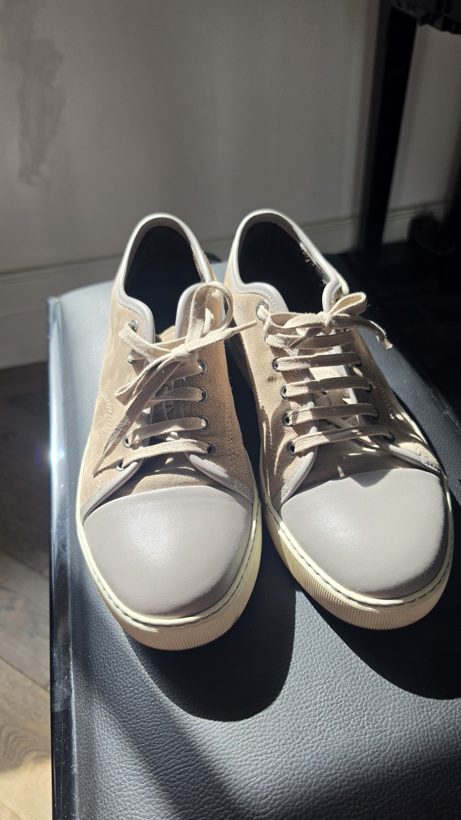 Lanvin Men DBB1 sneakers Beige Suede - RRP £490 image 7