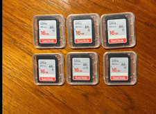 SanDisk Ultra SD card lot 16GB, open box