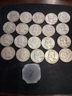 Roll of 20 Franklin Half Dollat 1951-1963, 90% Silver, Circulated, free ship
